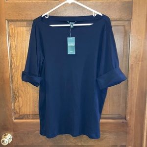 Ralph Lauren women’s shirt navy blue size 2X